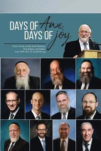 bokomslag Days of Awe, Days of Joy: Divrei Torah on Elul, Rosh Hashana, Yom Kippur, and Sukkos from 1999-2017 on TorahWeb.org