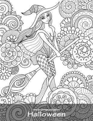 bokomslag Livre de coloriage pour adultes Halloween 1