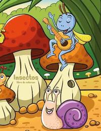 bokomslag Insectos libro para colorear 1