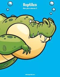 bokomslag Reptiles libro para colorear 2