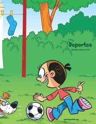 Nick Snels - Deportes libro para colorear 1, 2 & 3, Häftad