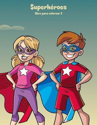 bokomslag Superheroes libro para colorear 2