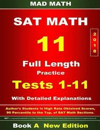 bokomslag 2018 New SAT Math Tests 01-11 Book A