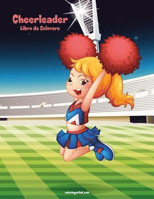 bokomslag Cheerleader Libro da Colorare 1
