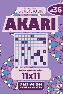 bokomslag Sudoku Akari - 200 Master Puzzles 11x11 (Volume 36)