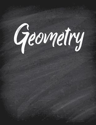 Geometry: Composition Graph Paper Notebook; 4x4 Paper for Math, Albegra, Geometry, Science, Engineering; 8.5x11 Inches, 100 Page 1