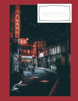 Music Manuscript: Exotic Dark Asian City Street 1