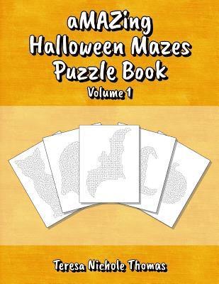 bokomslag Amazing Halloween Mazes Puzzle Book - Volume 1