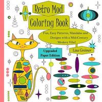 bokomslag Retro Mod Coloring Book (Upgraded Paper Edition)