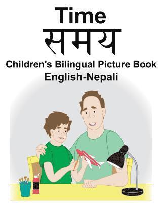 bokomslag English-Nepali Time Children's Bilingual Picture Book