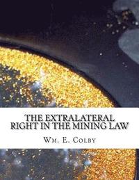 bokomslag The Extralateral Right in the Mining Law: Shall It Be Abolished?