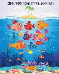 bokomslag Kids Coloring Books Ages 6-8: The Deep Dive Underwater Ocean Coloring Book (Jumbo Coloring Book), 100 Pages
