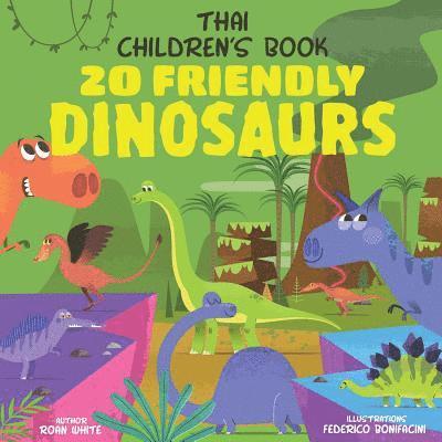 Thai Children's Book: 20 Friendly Dinosaurs 1