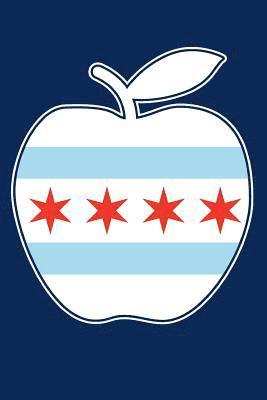 Chicago Flag Teacher Apple 1