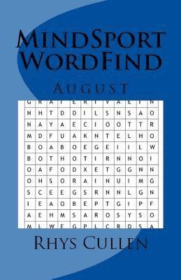 bokomslag MindSport WordFind August