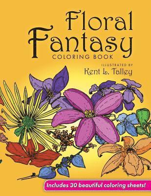 Floral Fantasy Coloring Book 1