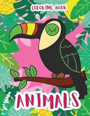 bokomslag Animals: Coloring Book