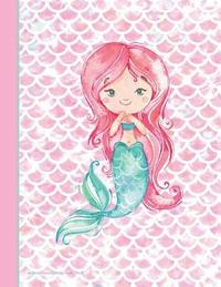 bokomslag Mermaid Primary Story Book Teal: 100 Pages 8.5 x 11 Draw and Write Early Childhood to K Grade Level K-2 Creative Picture Storybook Ocean Sea