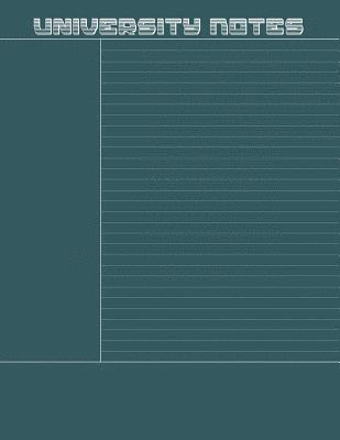 bokomslag University Notes
