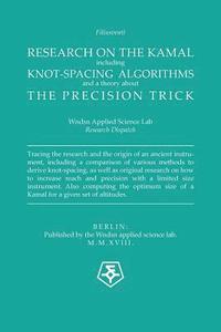 bokomslag Research on the Kamal: The Knot-spacing Algorithms used, and a Theory about the Precision Trick