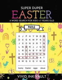 bokomslag SUPER DUPER Easter - A Word Search for Kids 4-7 Years Old