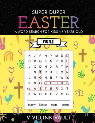 SUPER DUPER Easter - A Word Search for Kids 4-7 Years Old 1