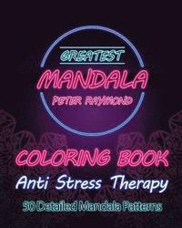 bokomslag Anti Stress Therapy Coloring Book: 50 Detailed Mandala Patterns