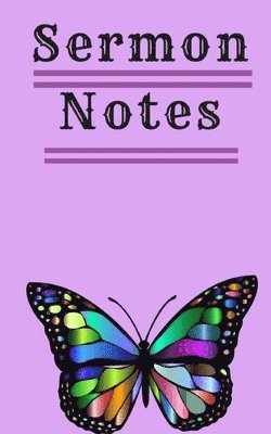 Sermon Notes: Bible Pocket Notebook & Journal: Your Notes, Prayer Requests and Church Events Size: 5.0' x 8.0'. Hand Lettering Noteb 1