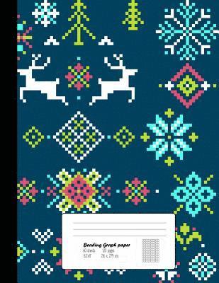 Beading Graph Paper: 8.5x11 Graph Paper for Design Beading Pattern- Beading on a Loom- Peyote Stitch Bead work, Bead Jewelry Bracelet /120 pages 1