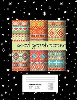 Bead Graph Paper: Graph Paper for Bead Pattern Designs Your Favorite/ Loomed Bead Projects/ Bracelet, Jewelry, Earring, Necklace /8.5'x 1