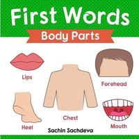 bokomslag First Words (Body Parts): Early Education book of body parts, organs, muscles, and bones for kids
