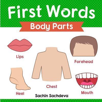 First Words (Body Parts): Early Education book of body parts, organs, muscles, and bones for kids 1