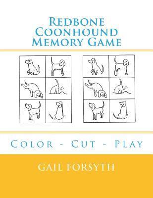 bokomslag Redbone Coonhound Memory Game