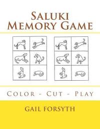 bokomslag Saluki Memory Game: Color - Cut - Play