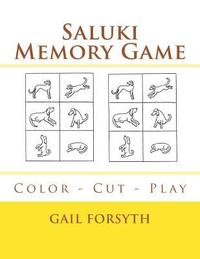 bokomslag Saluki Memory Game: Color - Cut - Play