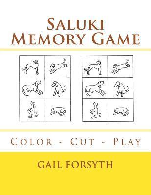 Saluki Memory Game: Color - Cut - Play 1