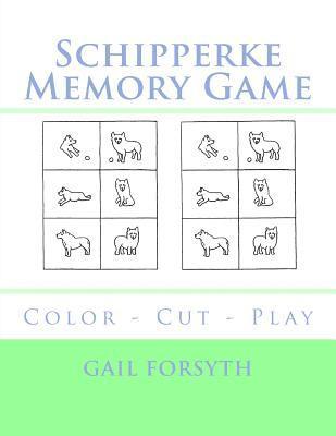 bokomslag Schipperke Memory Game