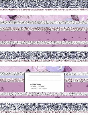 A. Fischer - Fantasy Unicorns: College Ruled Notebook- 1 Subject Composition Notebook College Ruled 200 Pages- Cute College Ruled Notebook For Teens, Häftad