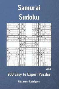 bokomslag Samurai Sudoku Puzzles - 200 Easy to Expert vol. 8