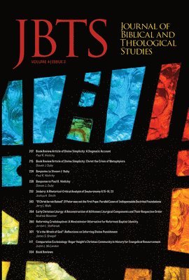 bokomslag Journal of Biblical and Theological Studies, Issue 4.2