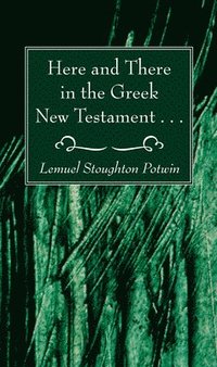 bokomslag Here and There in the Greek New Testament . . .