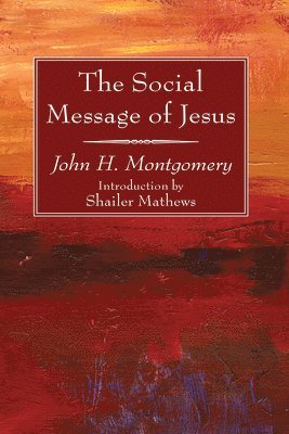 bokomslag Social Message of Jesus