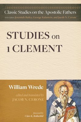 Studies on First Clement 1