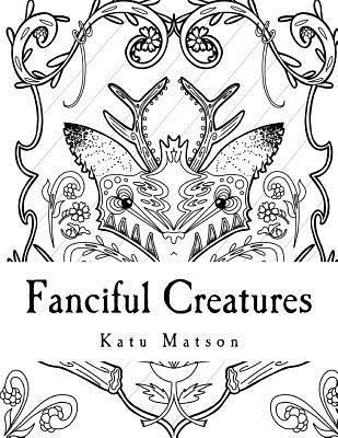 bokomslag Fanciful Creatures: a coloring book for adults