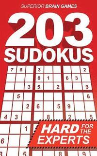 bokomslag 203 Sudokus: A DIFFICULT SUDOKU book with solutions
