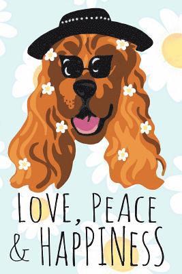 Peace, Love & Happiness Boho Chic Dog 1