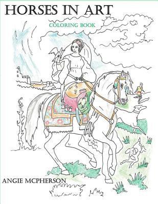 bokomslag Horses in Art Coloring Book