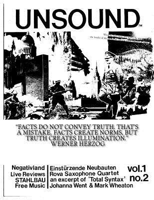 bokomslag Unsound, Volume 1, #2