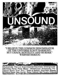 bokomslag Unsound, Volume 1, #1