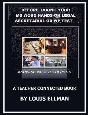 Before Taking Your Ms Word Hands On Legal Secretarial Or WP Test 1